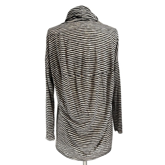 ANTHROPOLOGIE SUNDAY IN BROOKLYN Striped Knit Cowl Neck  M - Picture 5 of 8